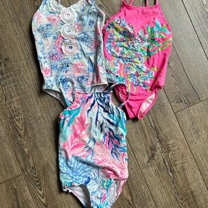 Lilly Pulitzer size 4t girls bathing suits